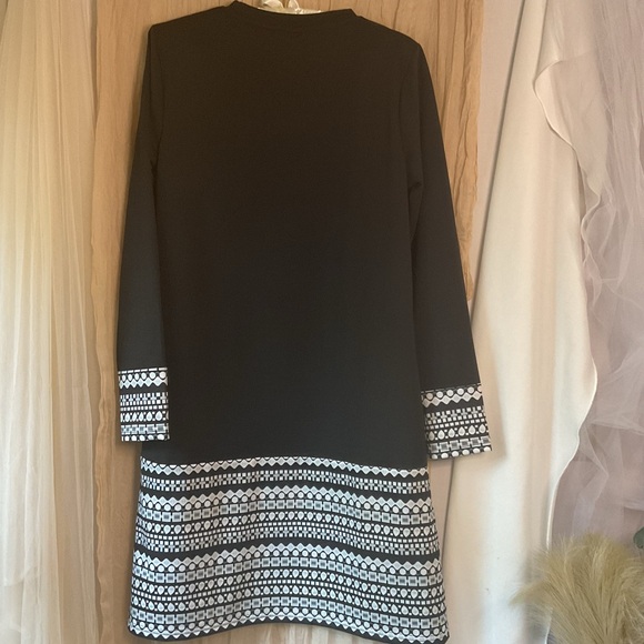 NWT Made with ❤️ BLACK DRESS LONG SLEEVE (S) should be a M!  Comfortable! - Picture 4 of 7